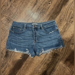 Vigoss Women's Distressed Blue Jean Shorts